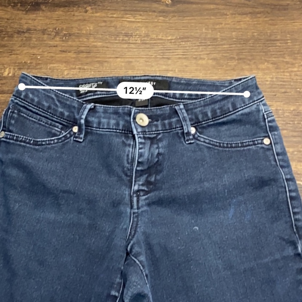 Nine West Dark Cigarette Fit Skinny Jeans Size 2 - Picture 9 of 9